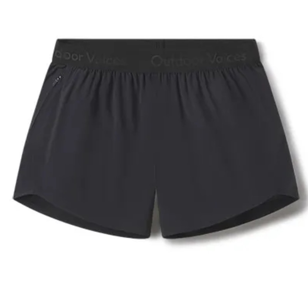 Outdoor voices black medium Relay 3" Short